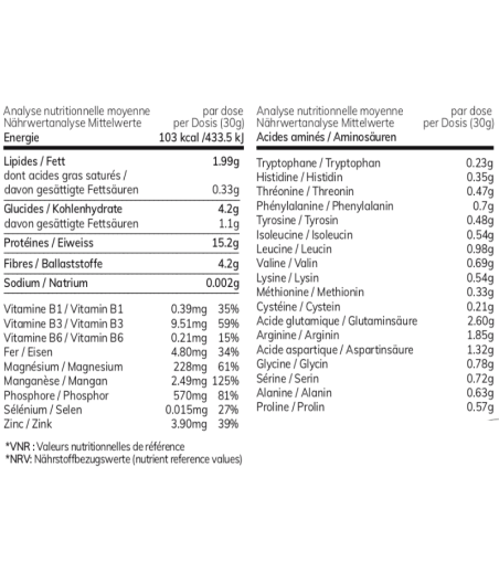 Organic plant-based protein - 300 gr