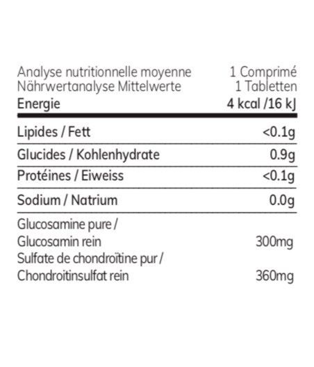 Glucosamine + Chondroitine  30 comp.