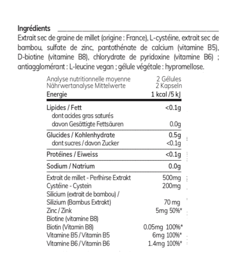 Millet plus 60 gel. 250 mg