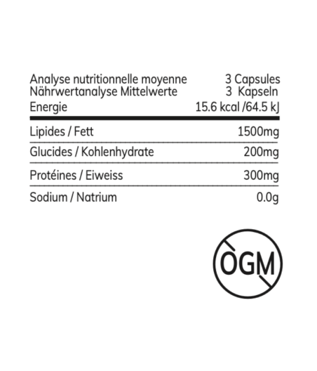 Soya lecithin 90 caps. 500 mg