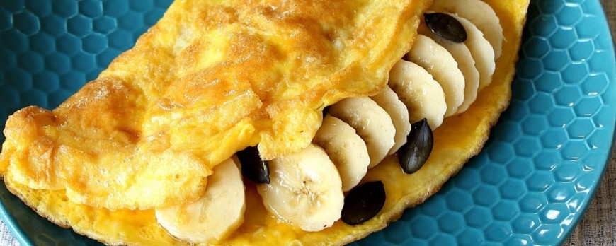 Petit déj' idéal: l'omelette à la banane